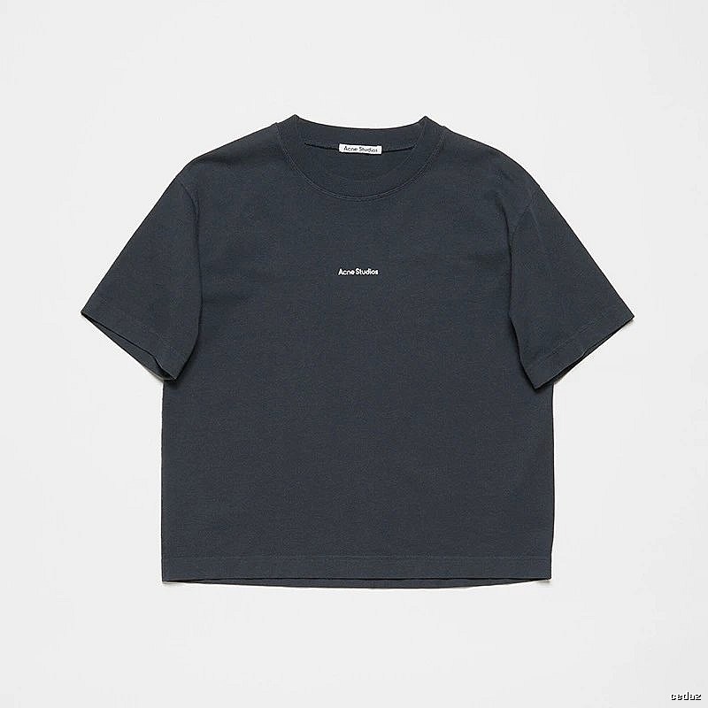 Acne Studios 2090-80 Black Style Ac908042 Stockholm Logo T-Shirt Logo Detail