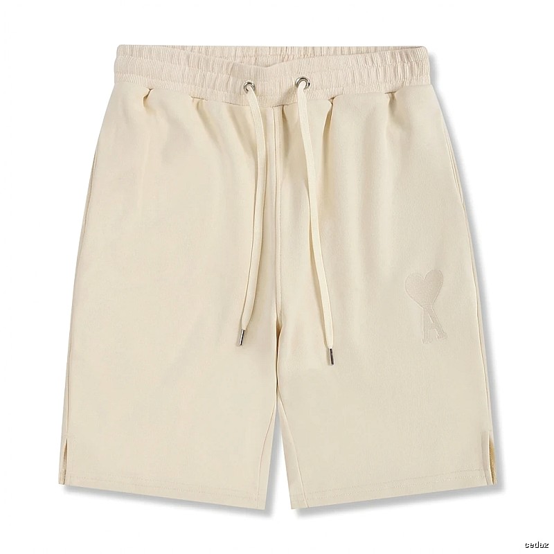 AMI casual style off-white shorts