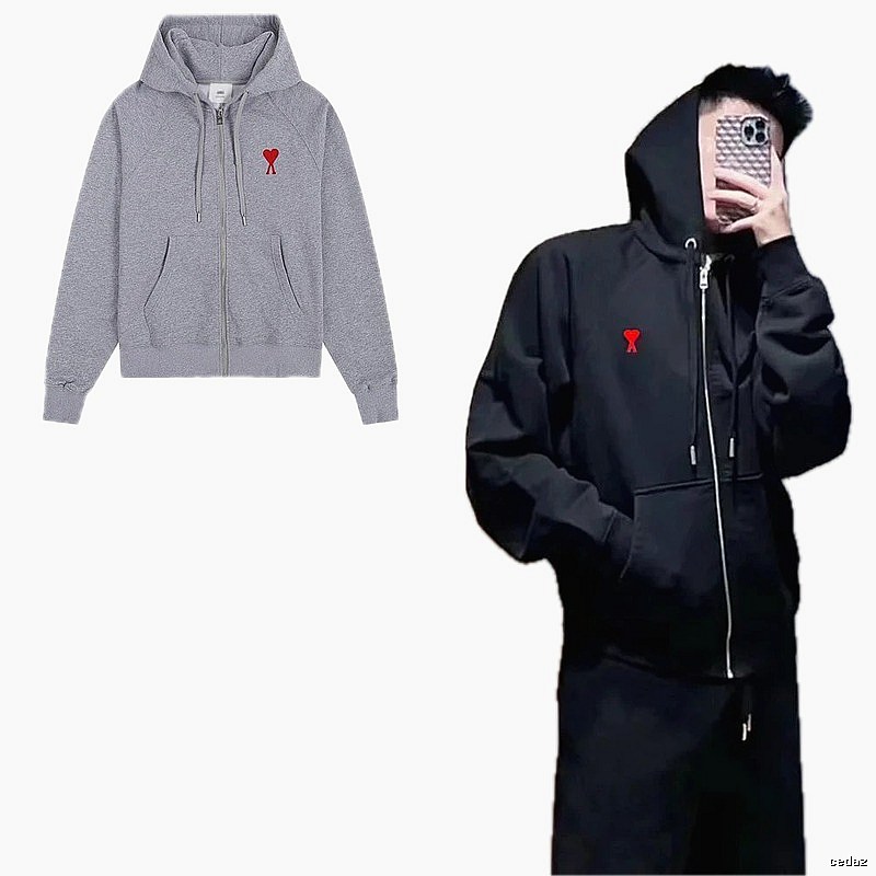 AMI Love Embroidery Trendy Brand Sweatshirt