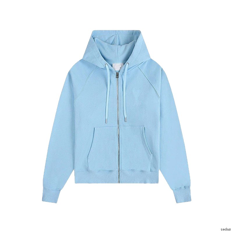AMI minimalist style light blue sweatshirt