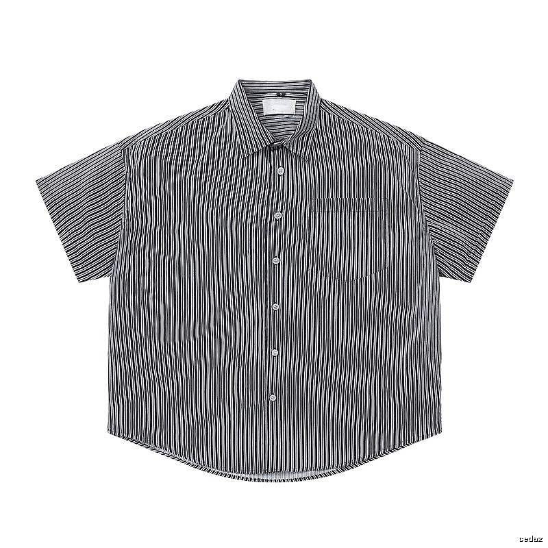 AMI striped retro-style shirt