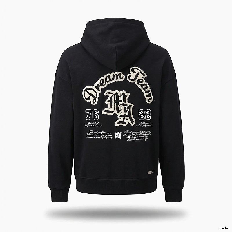 AMIRI Dream Team retro-style black sweatshirt
