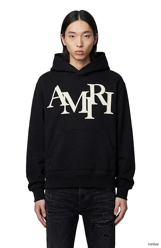 AMIRI letter-style black sweatshirt