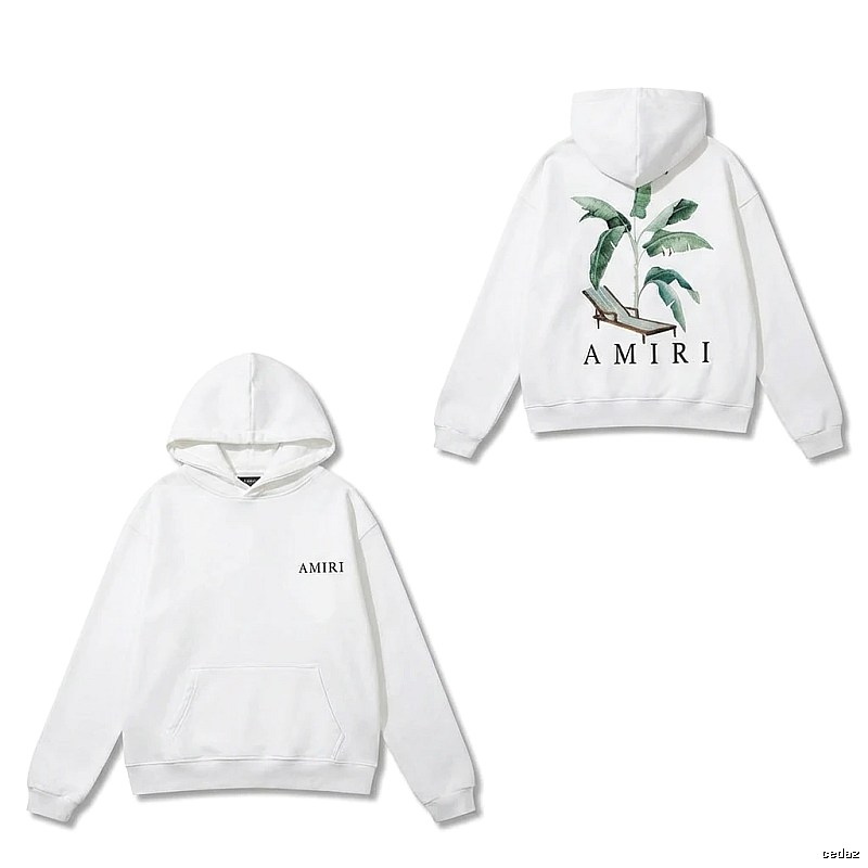 AMIRI Printed Casual White Hoodie