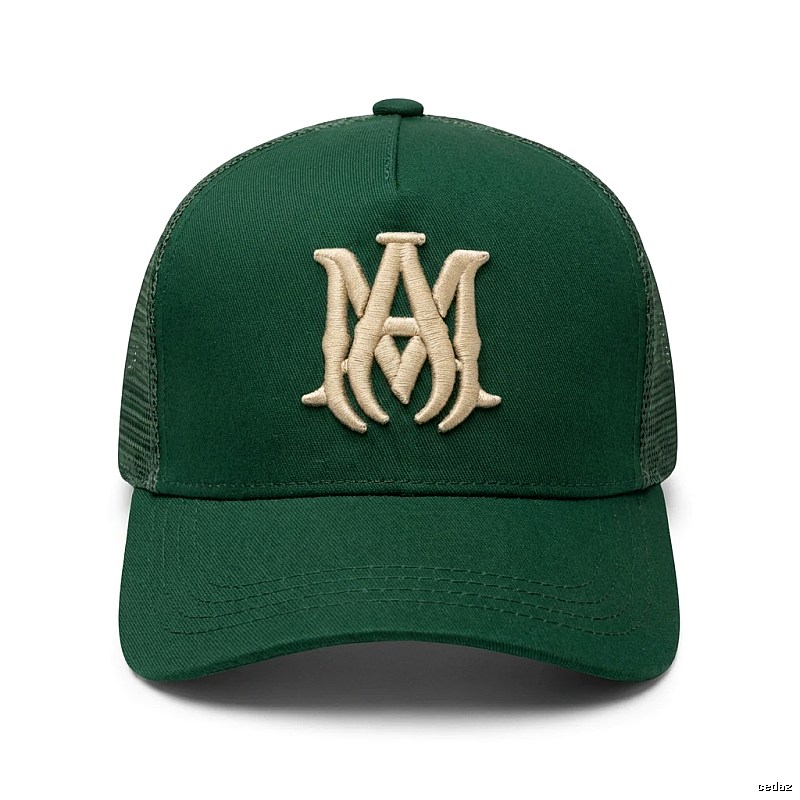AMIRI Retro Style Dark Green Hat
