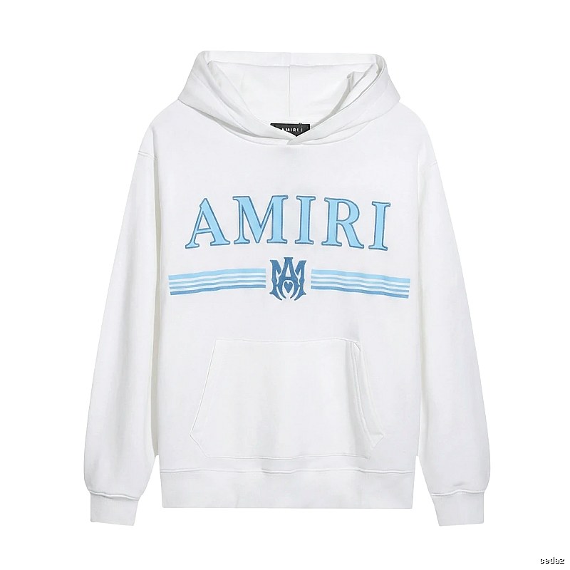 AMIRI simple style white hoodie