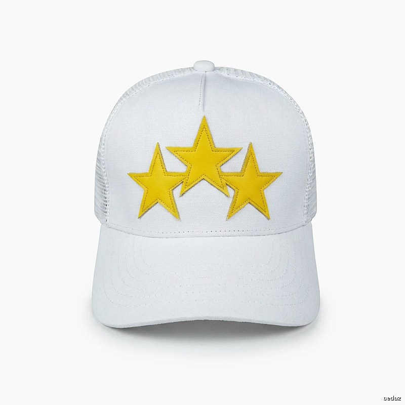 AMIRI Starry Trendy Cool Style White Hat