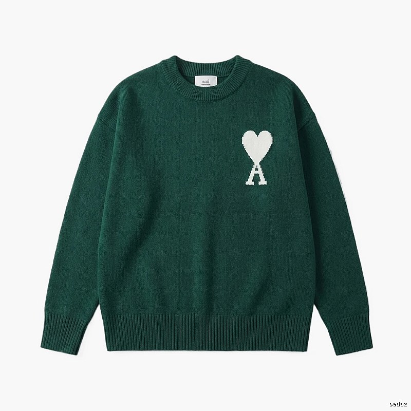 AMIRI vintage-style love green sweater