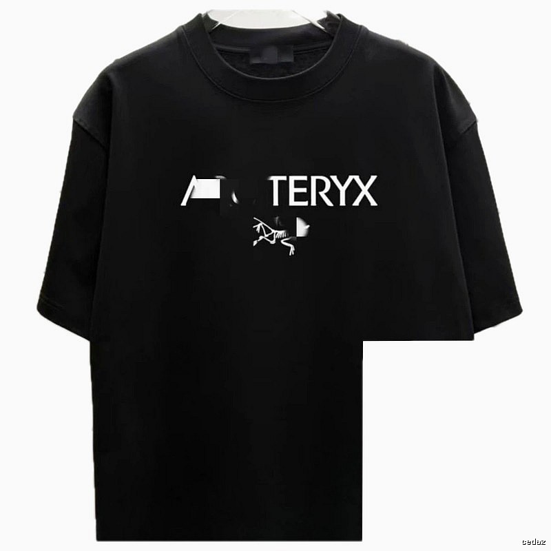 Arc'teryx Printed Techwear Style Black Short-sleeve T-shirt