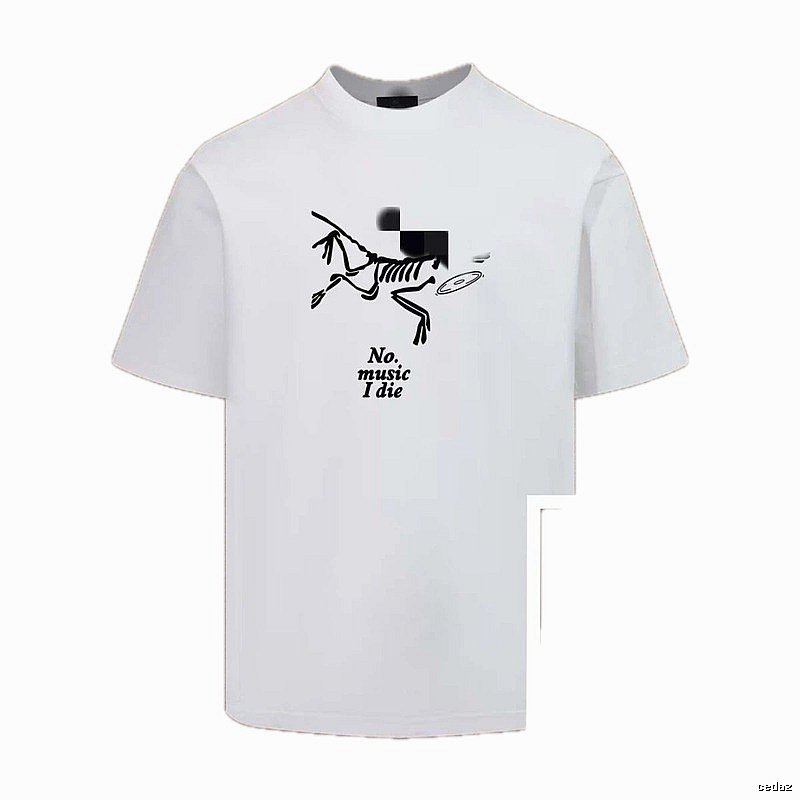 Arc'teryx Skull Print Trendy Cool Style White T-Shirt