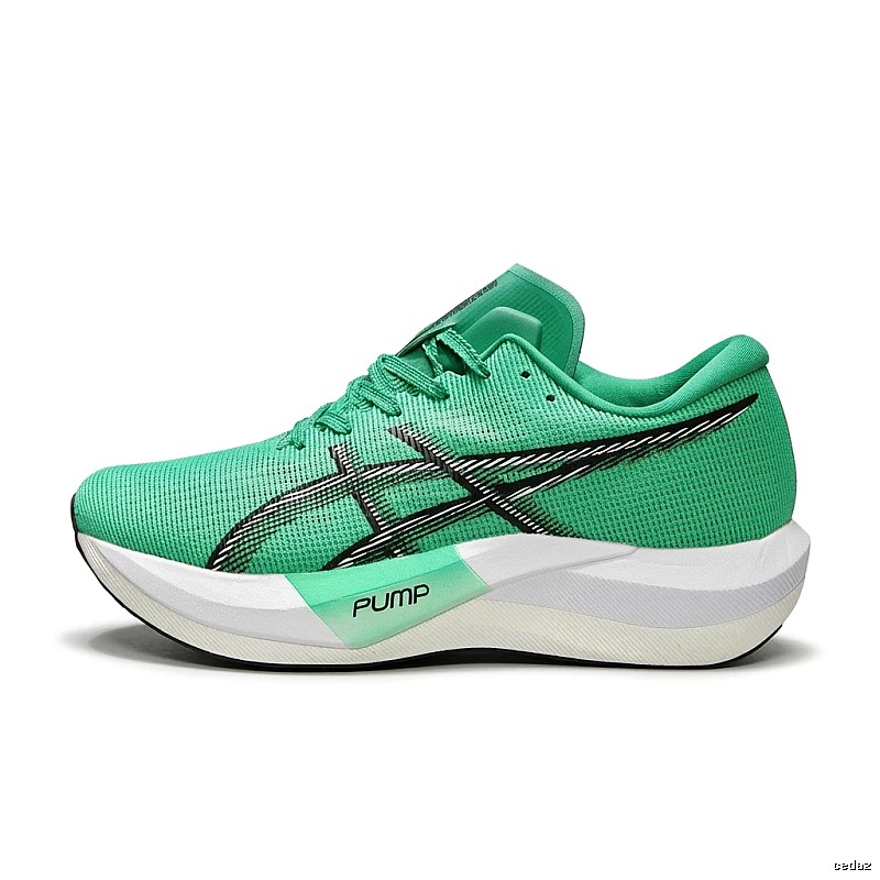 ASICS Racing Style fluorescent green running shoes