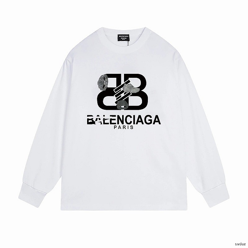 Balenciaga BB Series Simple White T-shirt