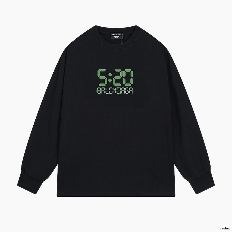 Balenciaga digital style black sweatshirt