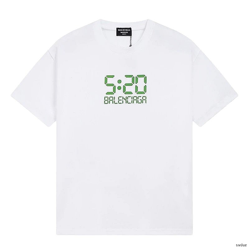 Balenciaga digital-style white T-shirt