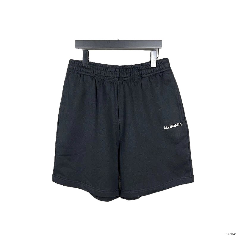 Balenciaga minimalist black shorts