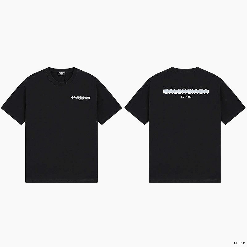 Balenciaga minimalist black T-shirt