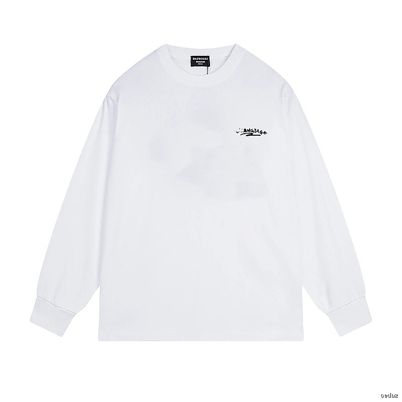 Balenciaga minimalist style white T-shirt