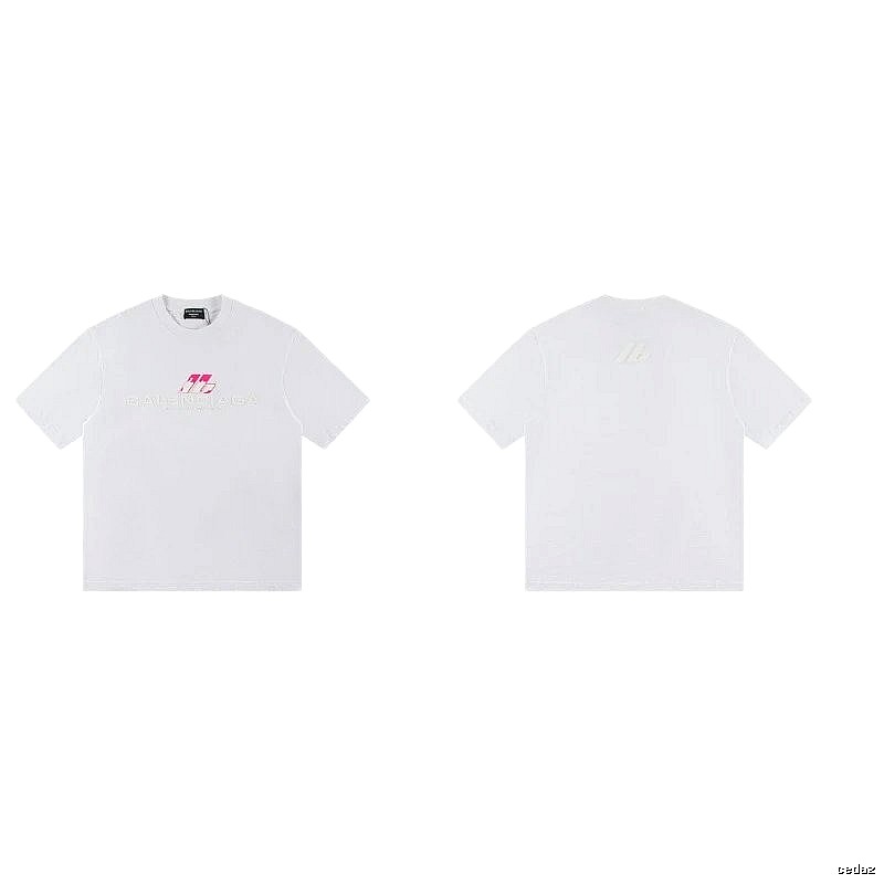 Balenciaga Printed Streetwear-style White T-Shirt