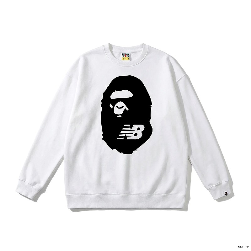 Bape Ape Head Classic White Sweatshirt