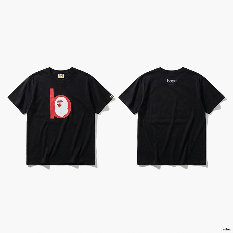 Bape Ape Head Minimalist Style Black T-shirt