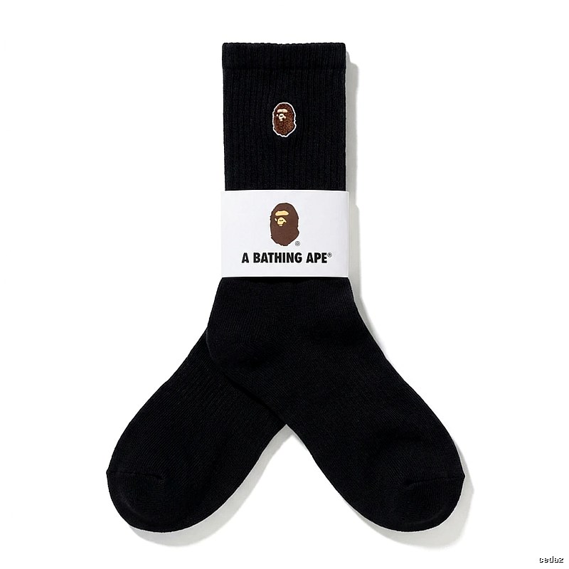 Bape Ape Head Trendy Black Socks
