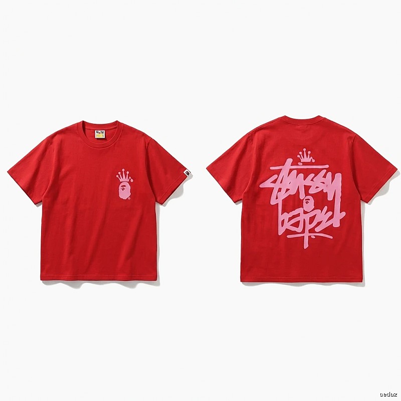 Bape Crown Graffiti Style T-shirt