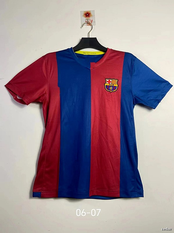 Barcelona Weekend Retro soccer jersey Blue Red Barcelona for Seasonal Looks