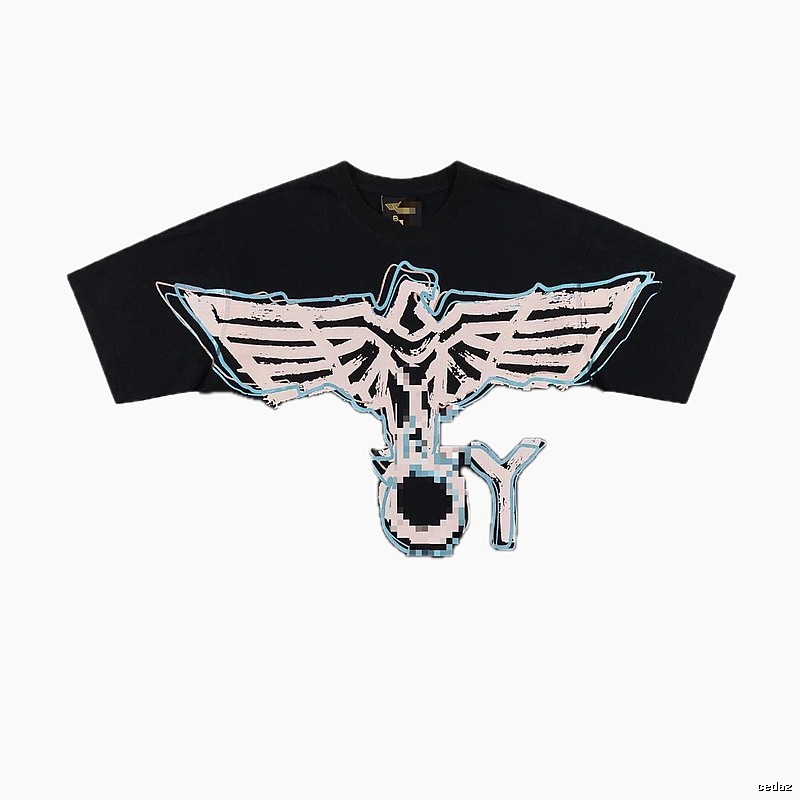 BOY Falcon Series Street Style Black Short-sleeve T-shirt