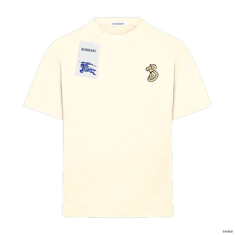 BURBERRY Classic and Simple Style Beige T-shirt