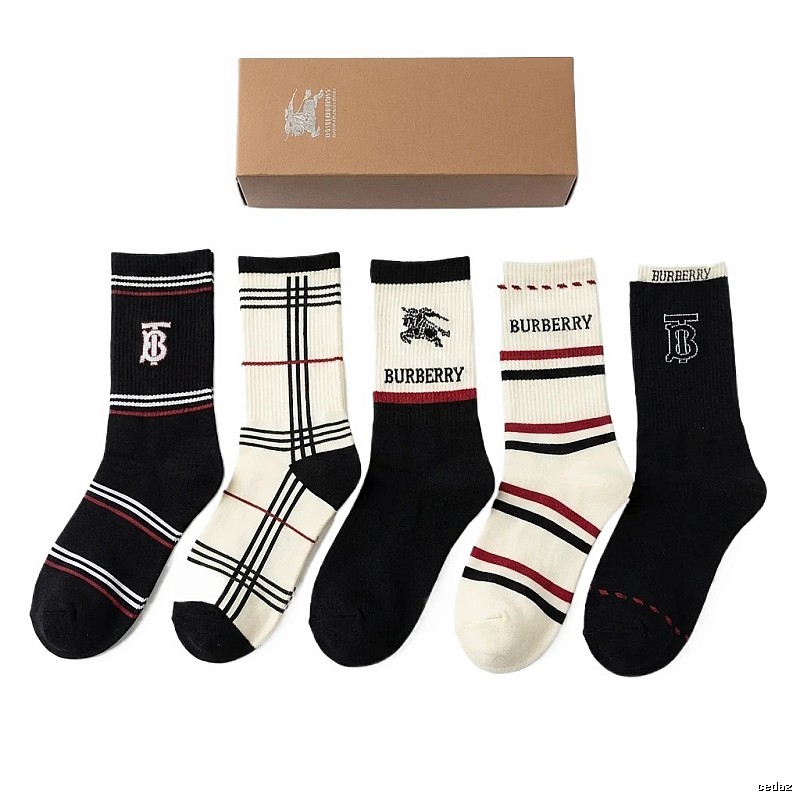 Burberry Classic Checkered British Style Socks