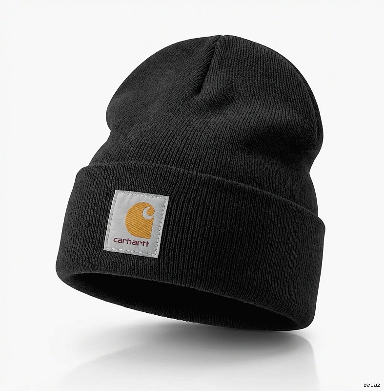 Carhartt classic black beanie