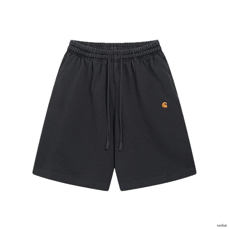 Carhartt Small Logo Workwear Style Carbon Black Casual Shorts