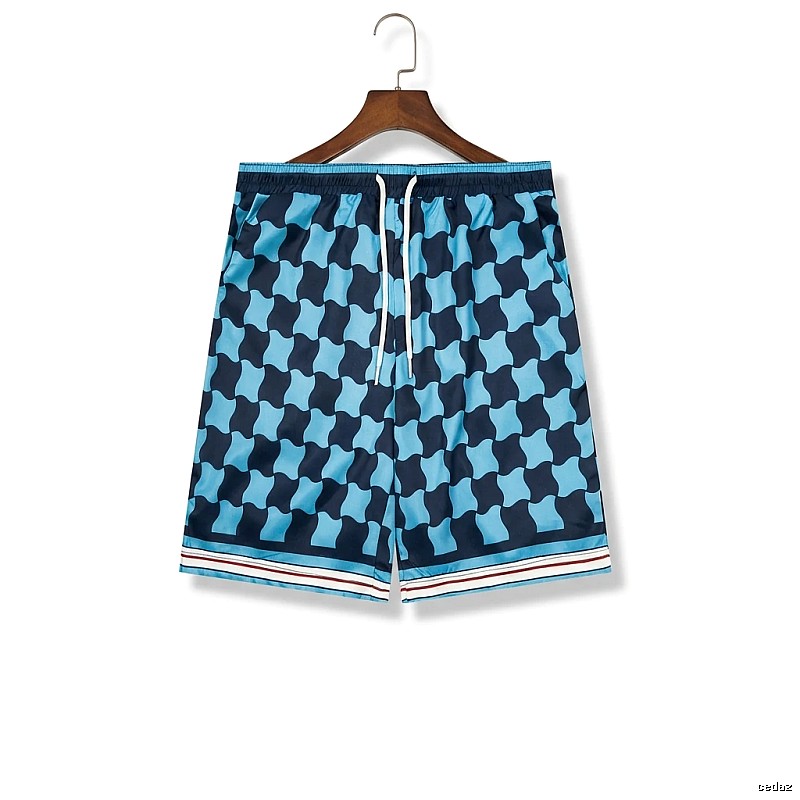 Casablanca checkerboard-style shorts