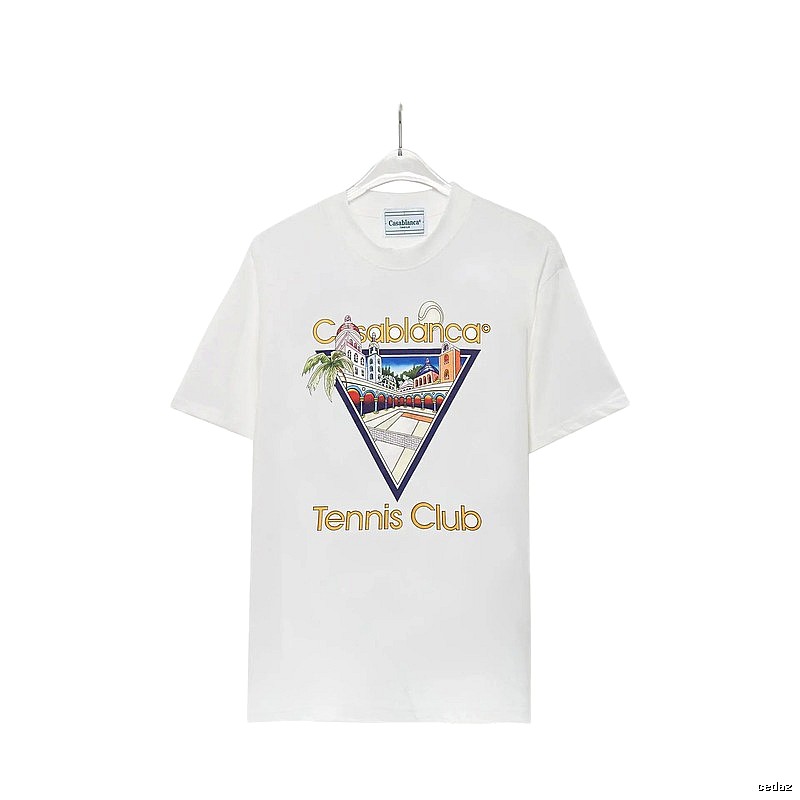 Casablanca retro style white T-shirt