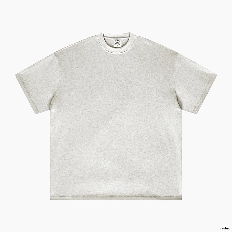 Casual Plain white T-shirt Minimal White Short for Streetwear Looks