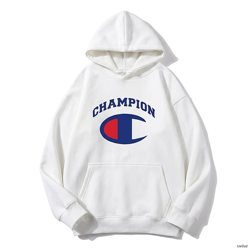 Champion classic white hoodie.