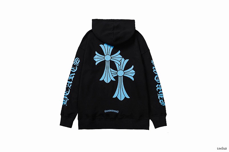 Chrome Hearts 2088-15 Black Cross Graphic Hoodie Daily Styling