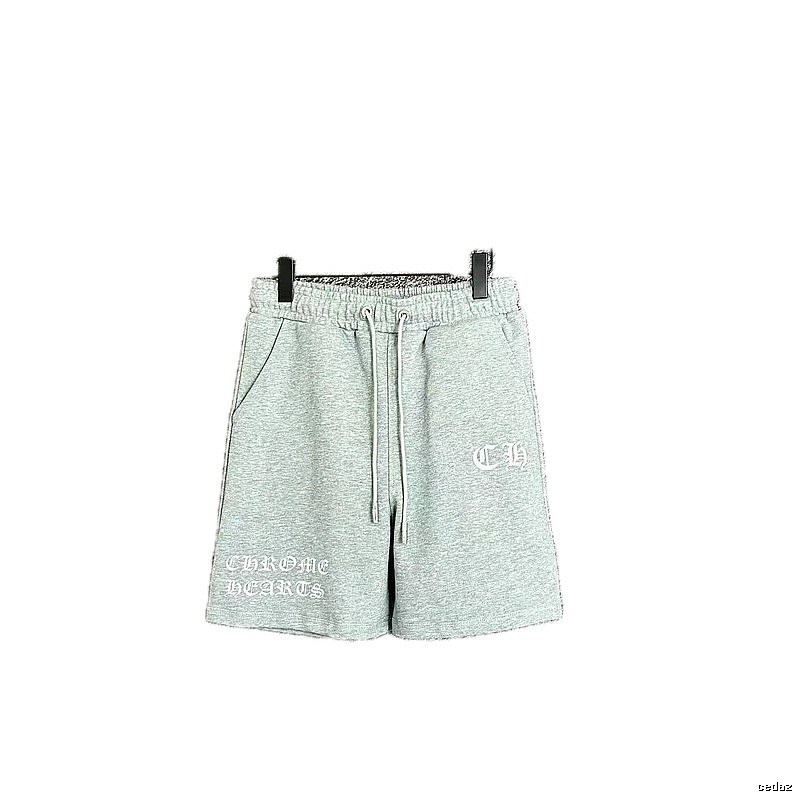 Chrome Hearts casual light gray shorts