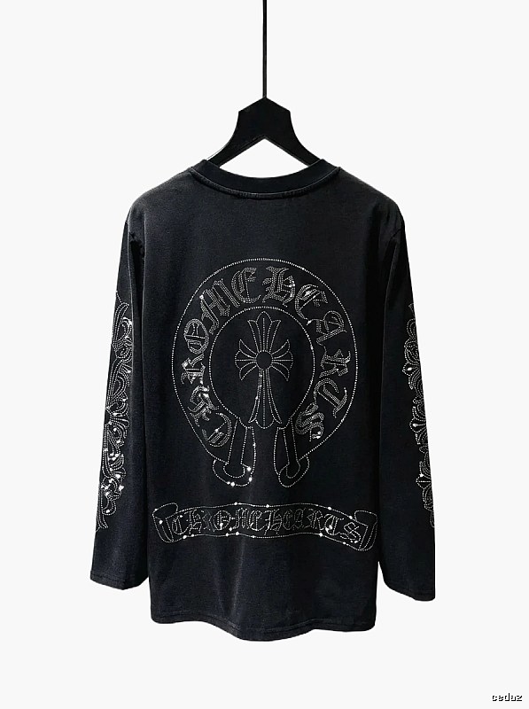 Chrome Hearts Cross Dark Style Black T-shirt