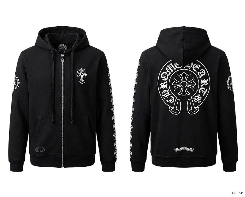 Chrome Hearts Cross Trendy Cool Black Sweatshirt