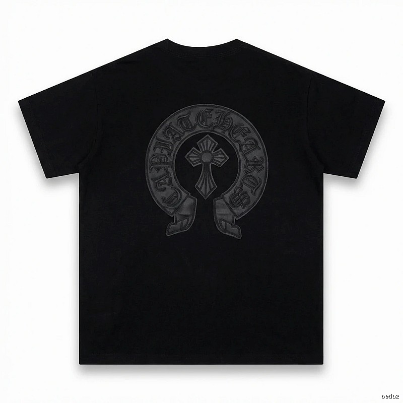 Chrome Hearts Cross Vintage Black Short-sleeve Shirt