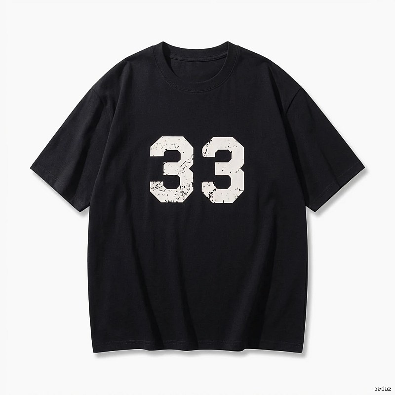 Chrome Hearts No. 33 Retro Black T-shirt