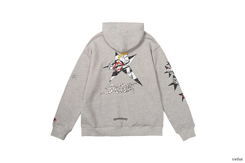 Chrome Hearts Patterned Cross graphic hoodie Black Blue Cross with Signature Styling