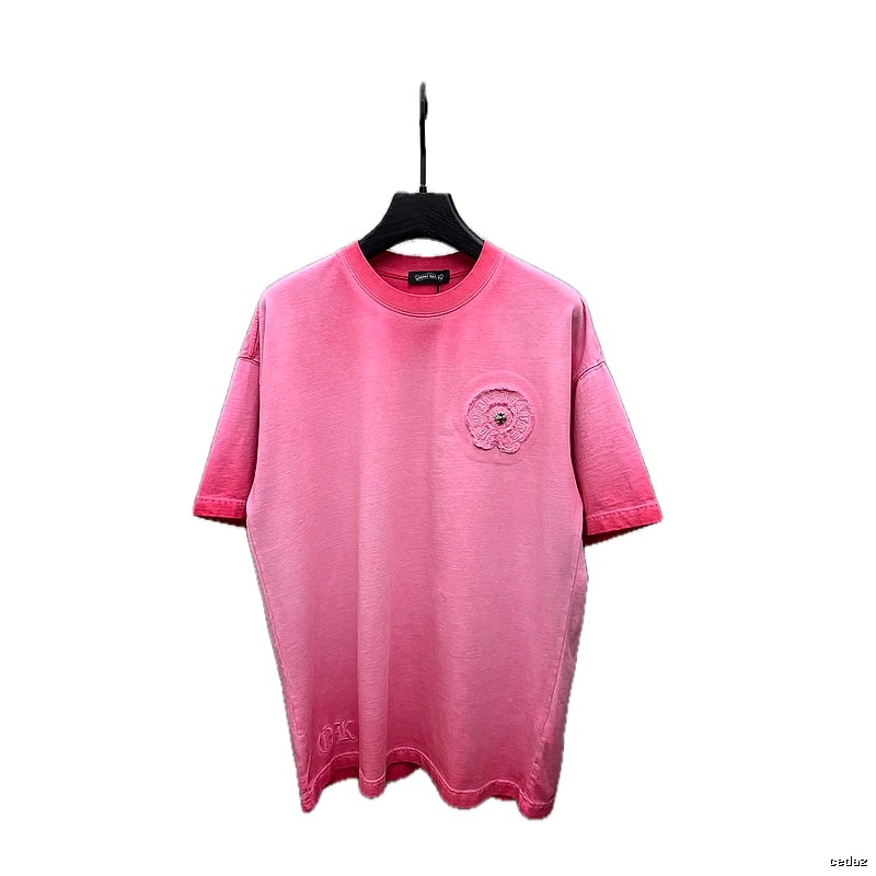 Chrome Hearts Retro Style Pink T-shirt