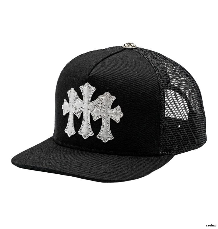 Chrome Hearts Silver Jewelry Black Tide Hat