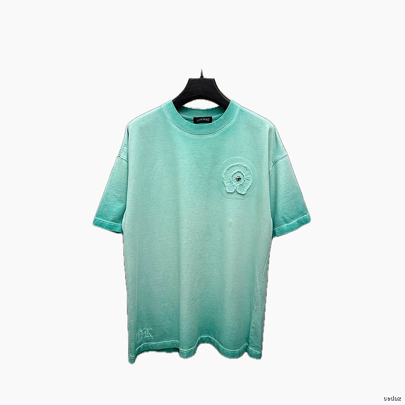 Chrome Hearts Vintage Style Mint Green T-shirt