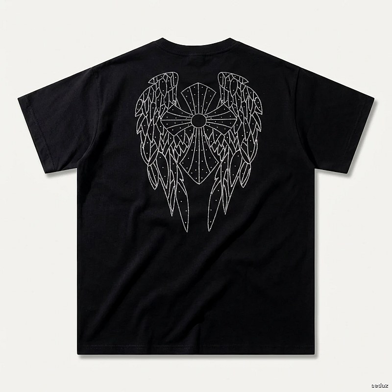 Chrome Hearts Wings Dark Style T-shirt