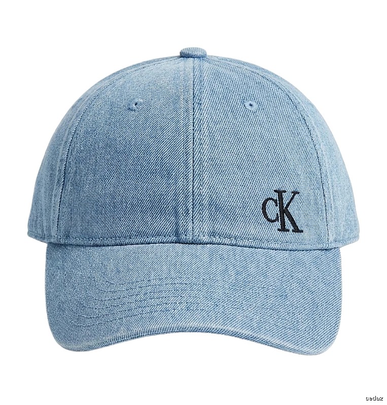 CK denim-style light blue baseball cap