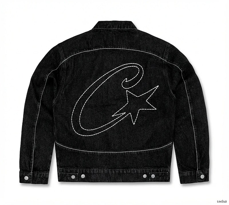 Corteiz black denim jacket