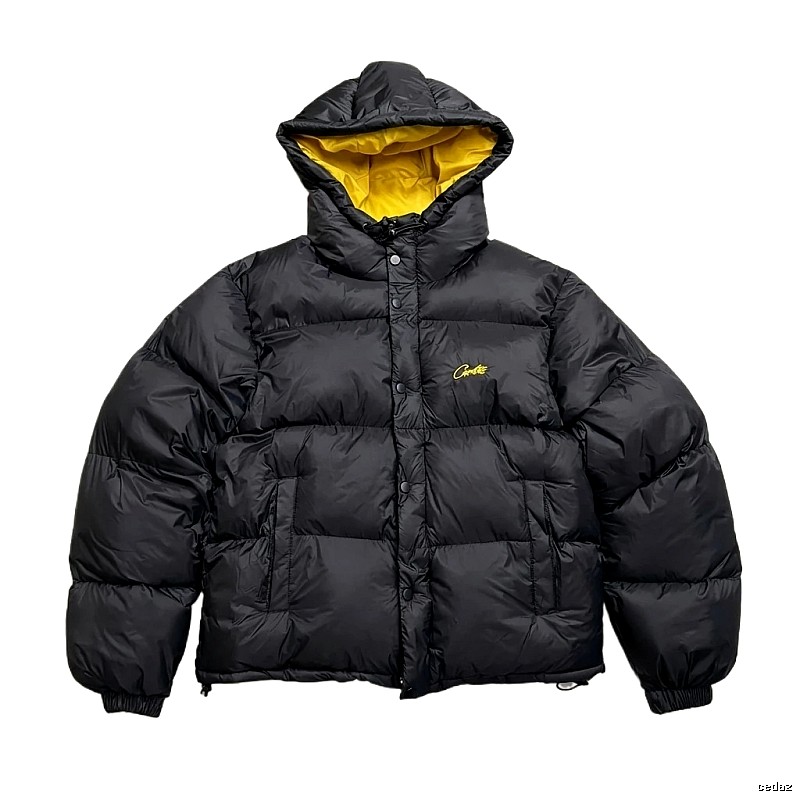 Corteiz Black Trendy and Cool Down Jacket